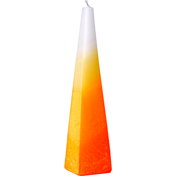 Pyramid Shaped Havdalah Candle - Multi Colors