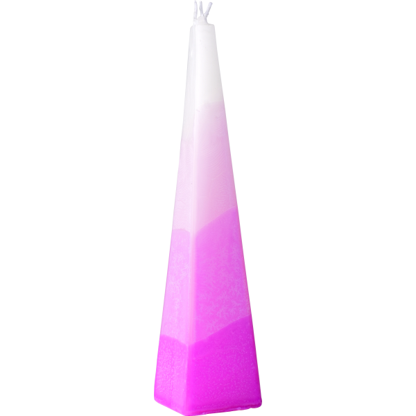 Pyramid Shaped Havdalah Candle - Multi Colors