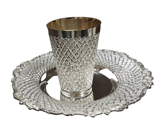Lexus diamond casting set Kiddush Cup
