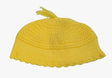 Yerushalmi Kippah Yellow Cream -Medium