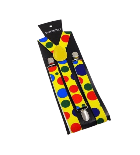 Purim Clown suspenders