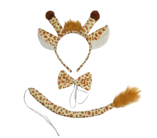Purim Headband + Tail baby giraffe
