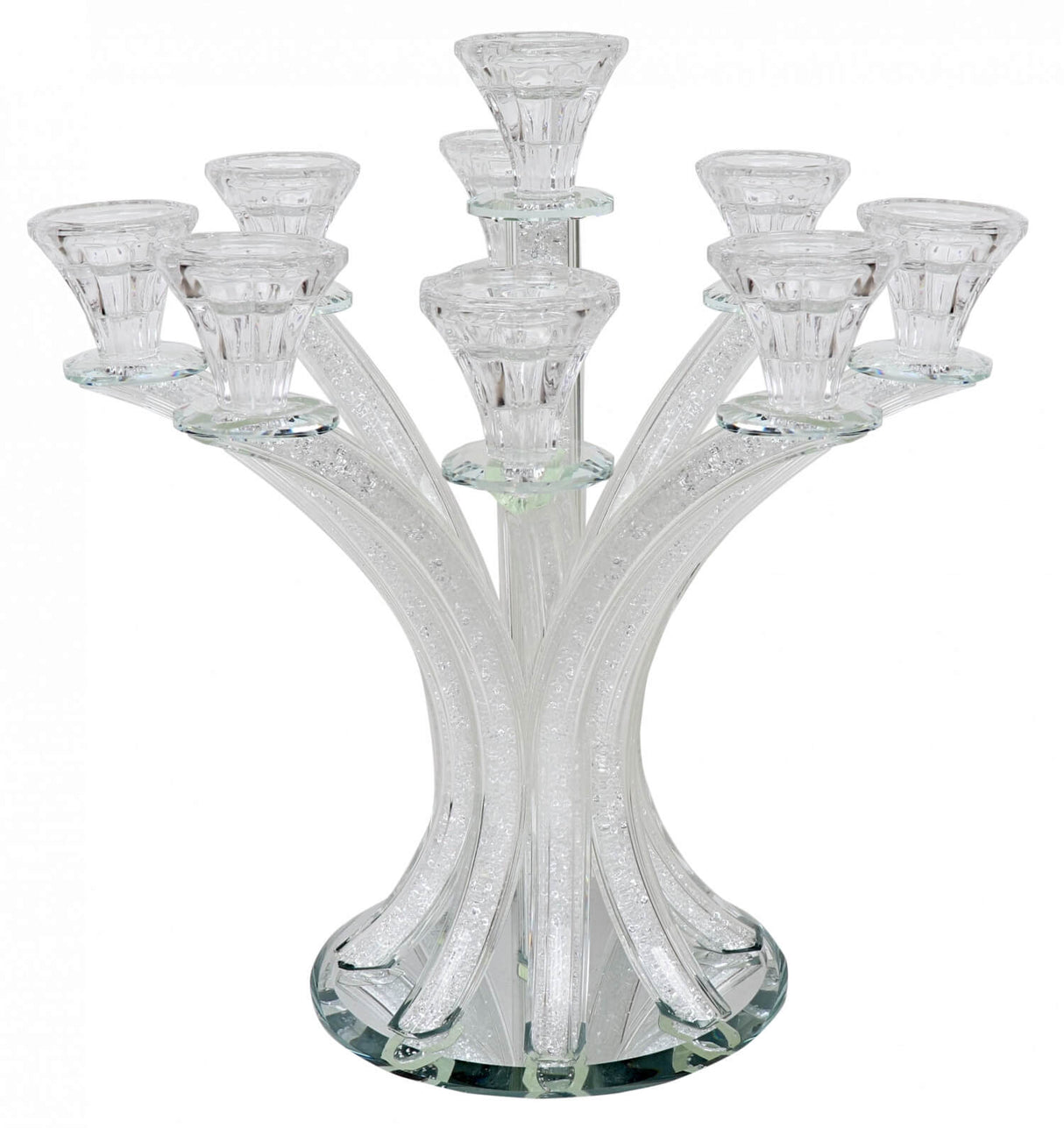 Candelabra with stones 9 branches
