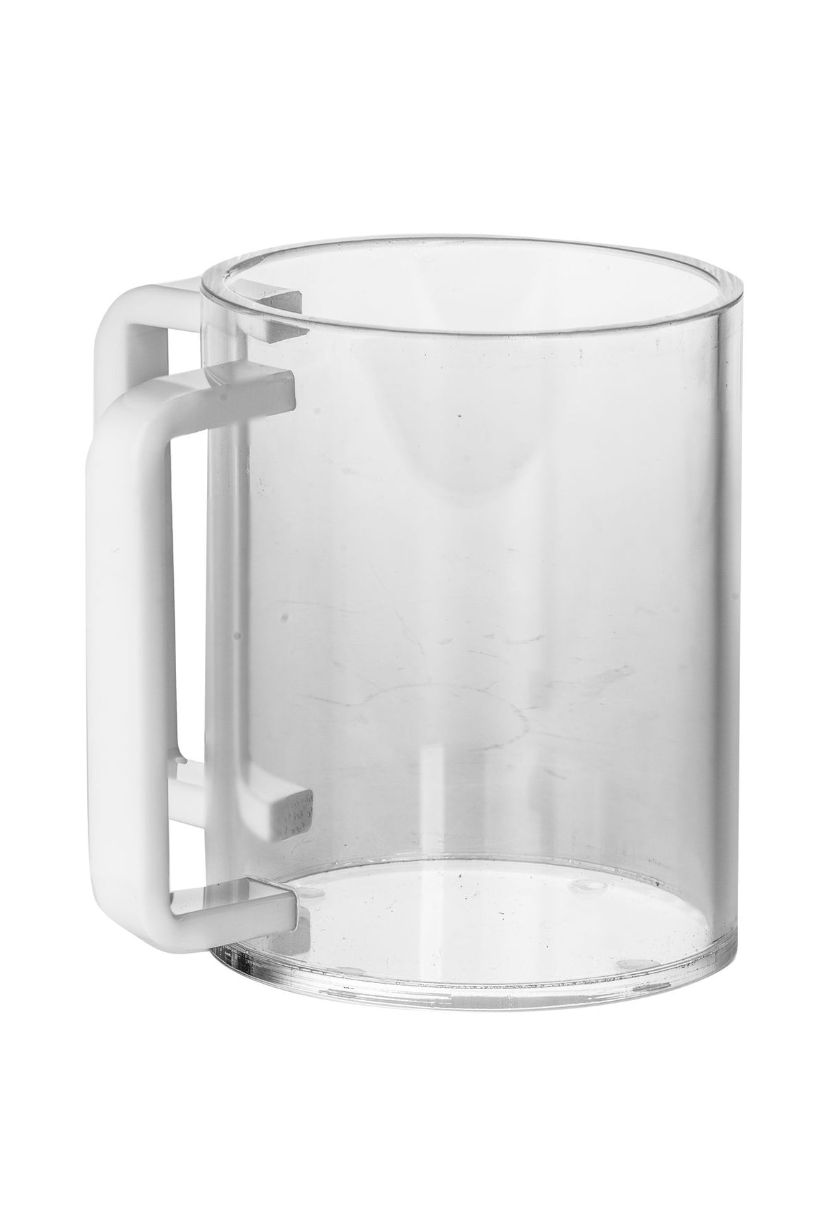 Wash Cup Lucite White handles