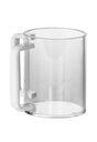 Wash Cup Lucite White handles