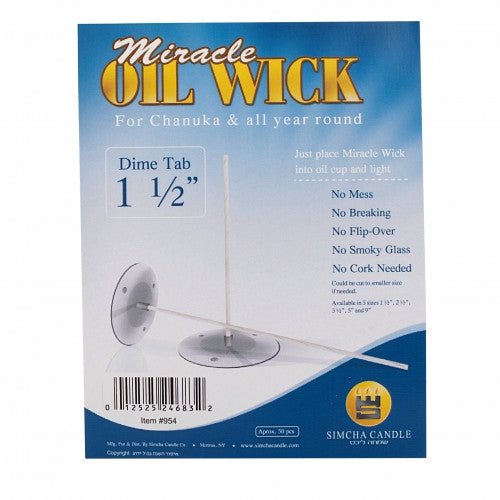 Miracle Oil Wicks 1.5 Dime 50 pc