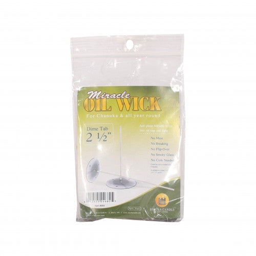 Miracle Oil Wicks 2 1/2 Dime 50 pc