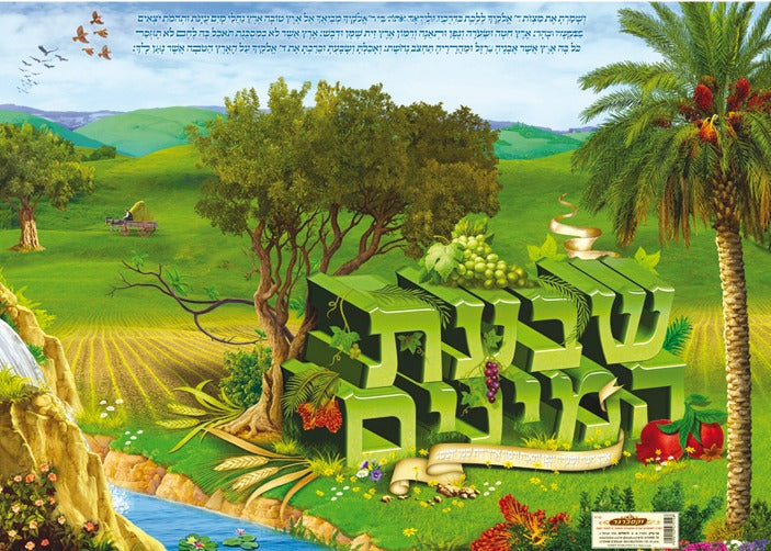 Laminated Poster 20" x 28"- Shivat Haminim