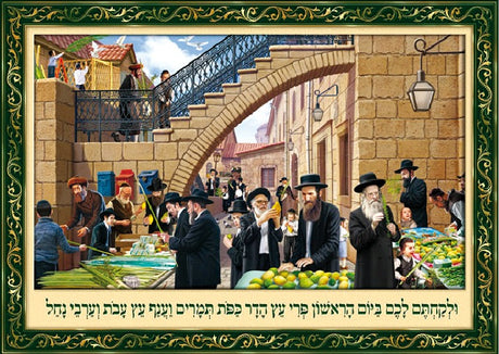 Laminated Poster 20" x 28"- Sukkot Preparation