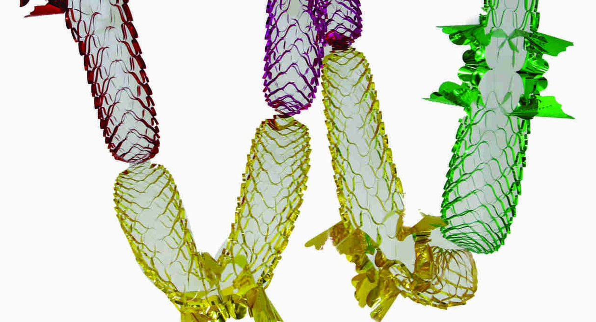 Noy Sukkah, Colored Chain With Colored Pedals,5 Section,7 " diameter. (Big)