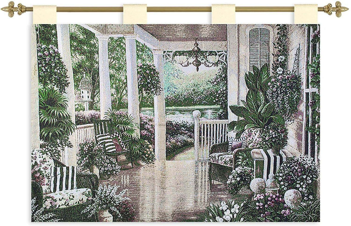 Ralcim Cotton Jacquard Woven Tapestry Wall Hanging (Sunday Afternoon II 28"x 40")