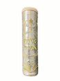 Megillah Case Genuine Leather Silver and gold MC011