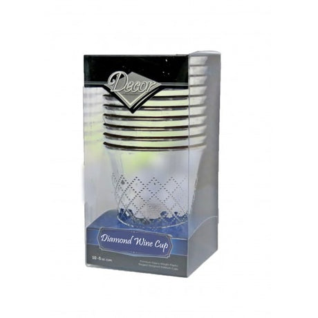 silver wine cups x10