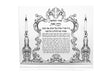 Candle Blessing Lucite 8x10