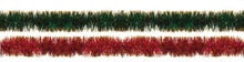 4" ASSORTED COLORS TINSELS 12'