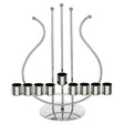 Metal "string" Menorah - 29 CM