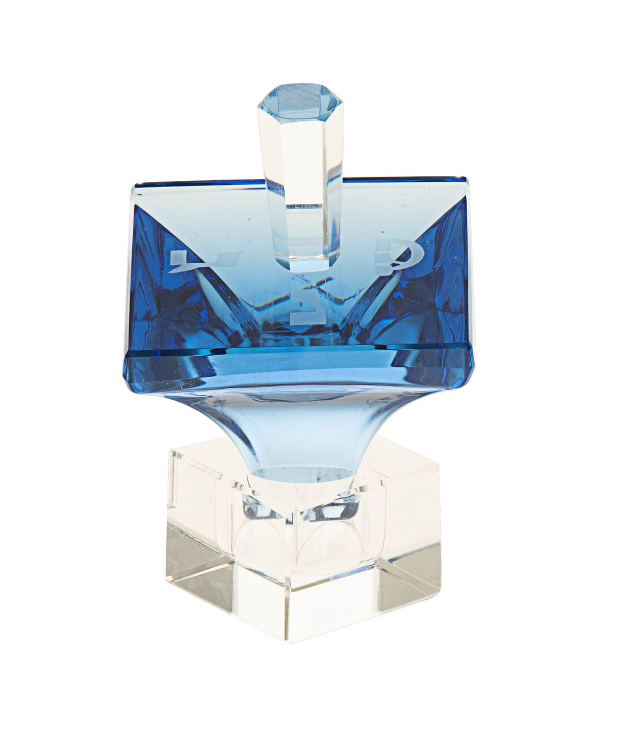 OPTIC BLUE CRYSTAL DREIDEL
