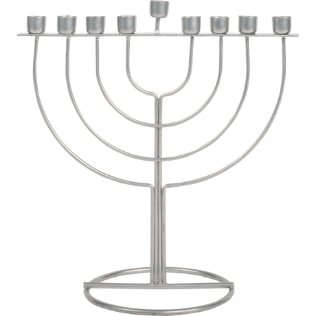 WireFrame Menorah - Silver