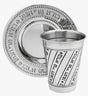 Stainless Steel Kiddush Cup Set