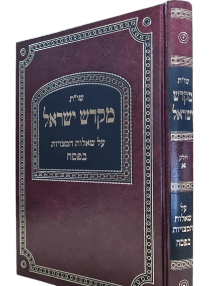 מקדש ישראל שו"ת - פסח ח"א