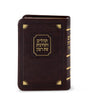 תהלים ותחינות עת רצון דגם פינות דמוי עור חום 13 ס"מ - שמחונים BROWEN