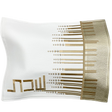 Challah Cover With Stones Words in Hebrew Embroidery PU leather bread cover 44x36 cm