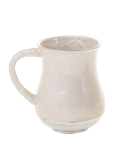 Wash Cup Off White Enamel
