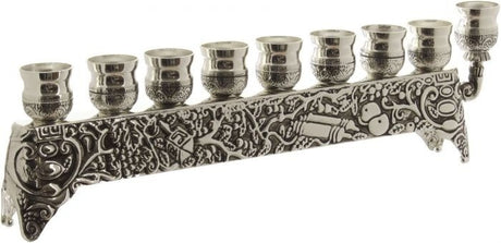 Silver Plated Oil Menorah