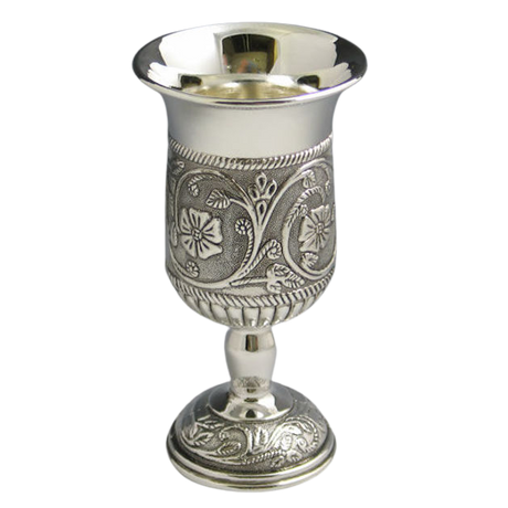 Kiddush Cup Flower Design