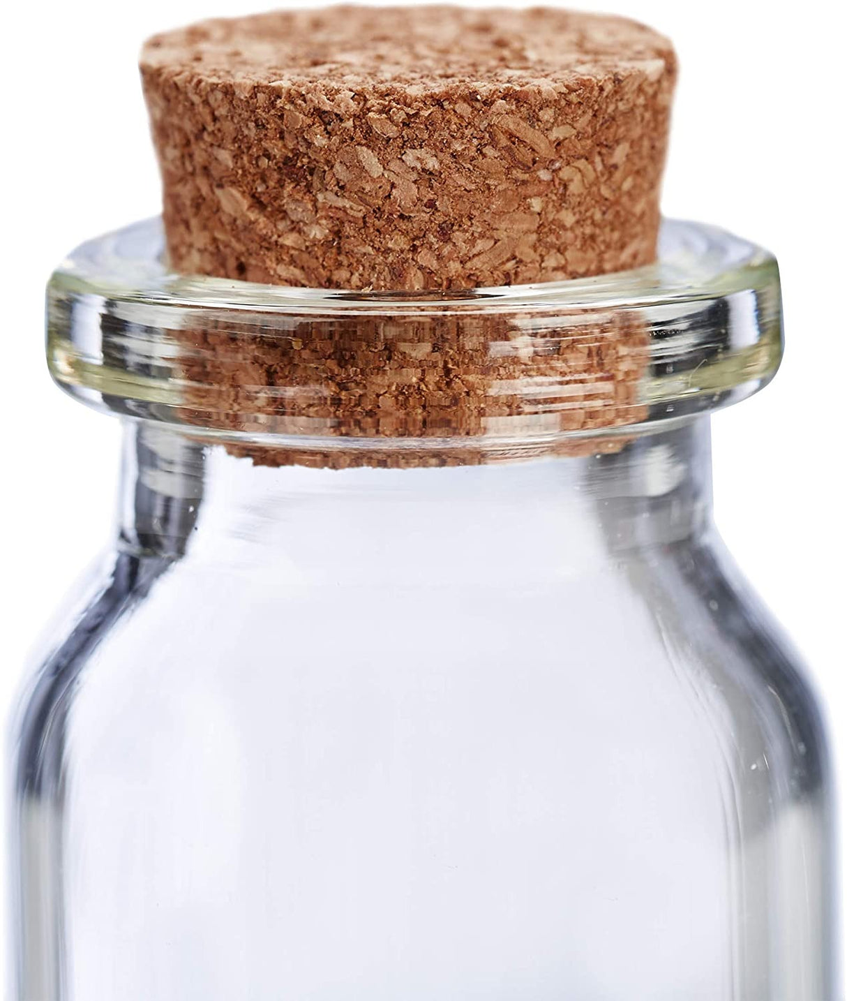 glass bottles with corks