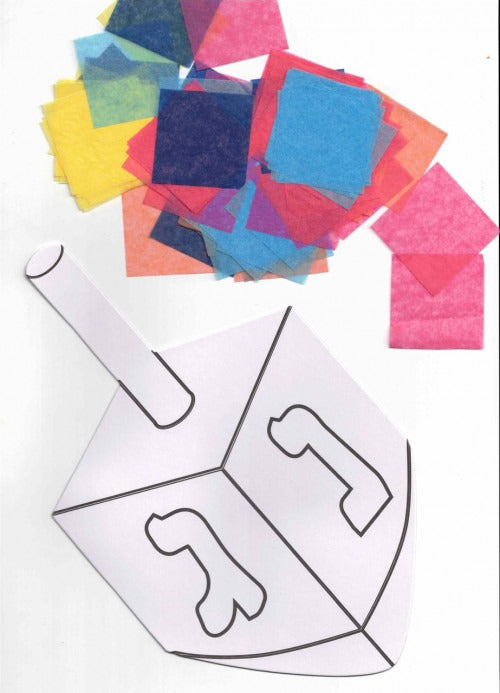 Tissue Art / Dreidel