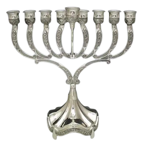 Silver Plated Menorah