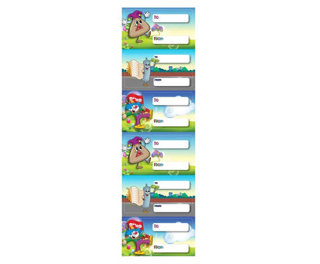 Purim Sticker Labels