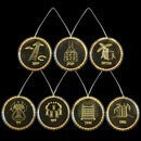 Sukkah Decoration: 7 Ushpizin Hanging Lights