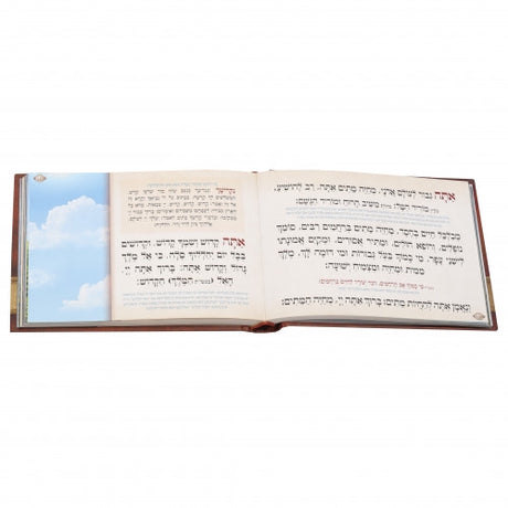 סידור טוב להודות - וקסברגר - עם תמונות Album Size - BROWN