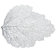 Leaf Silver Chargers (6 pack)