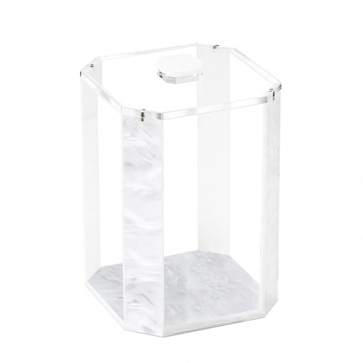Cookie Jar Acrylic White Pearl