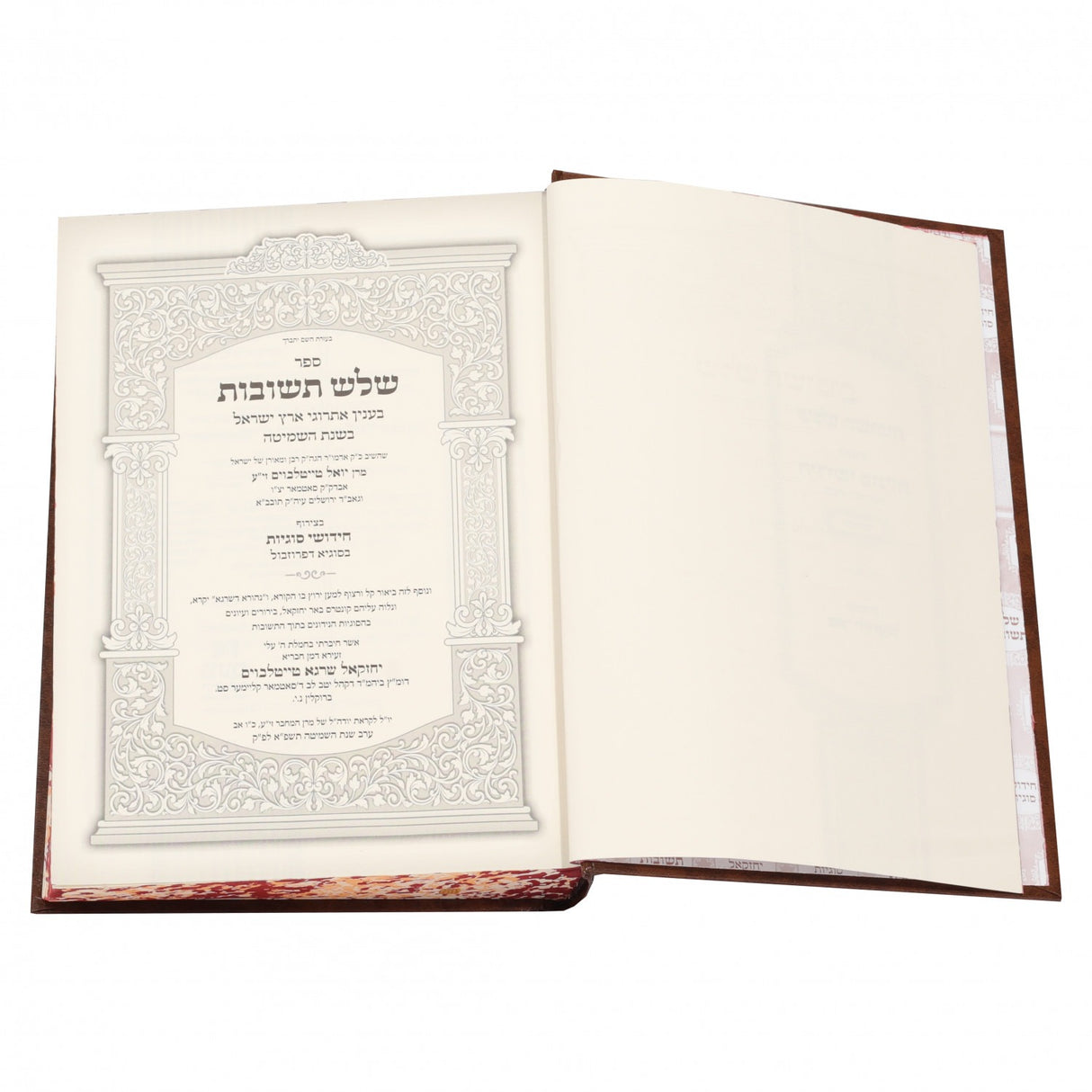 שלש תשובות להרה"ק מסאטמאר המבואר - אתרוגי א"י בשמיטה - פרוזבול