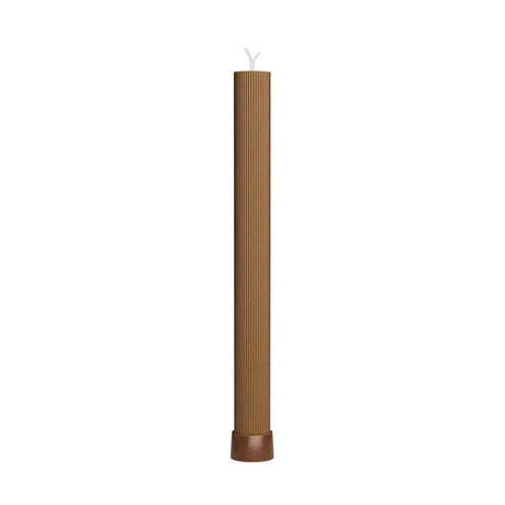 Pillar Havdalah Candle - Brown