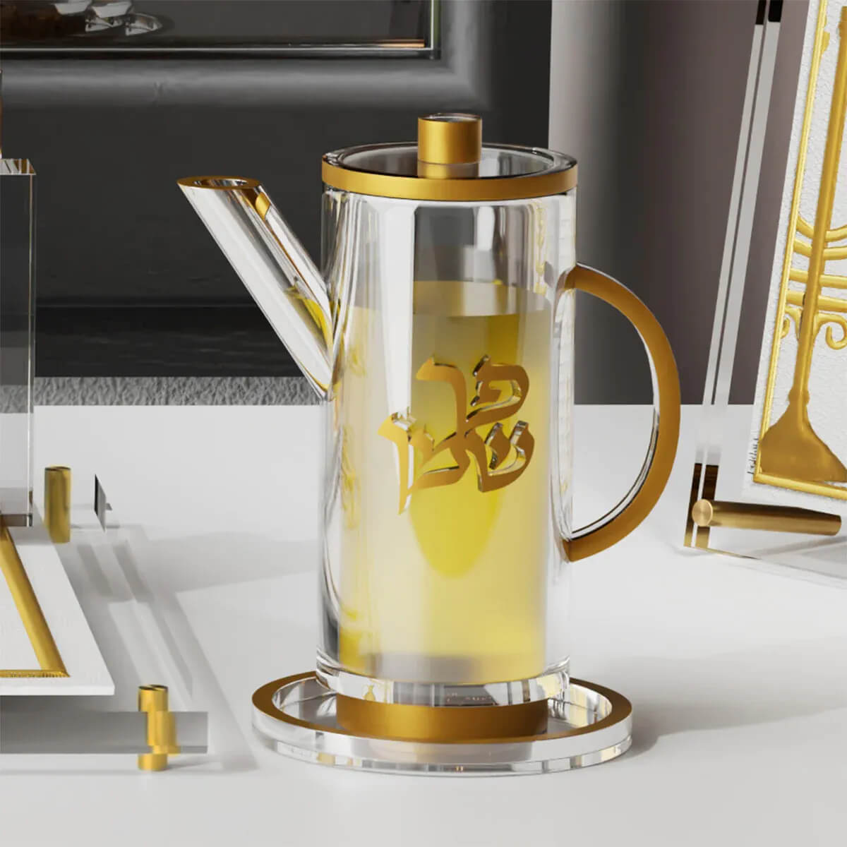 Oil Jug - Gold