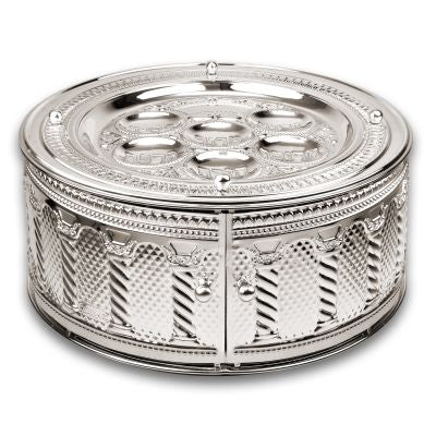 3 Floor Seder Platter/Tray (Kaareh) Silver Plated
