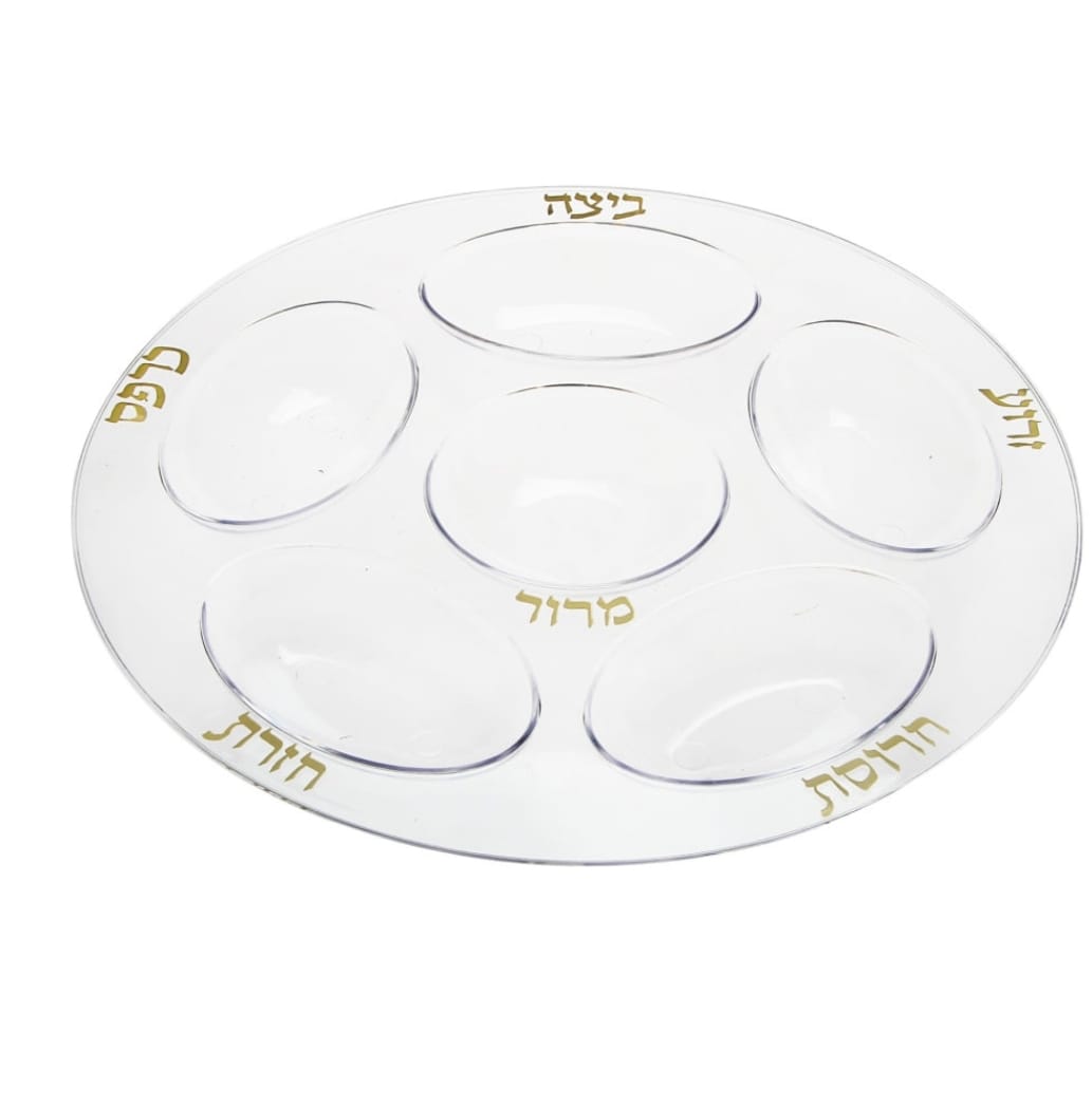 Plastic Disposble Seder Plate