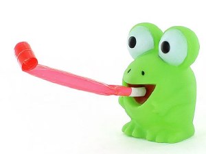 Passover Squeezy Pop Out Tongue Frog