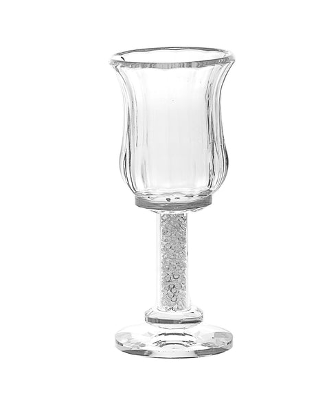 KIDDUSH CUP CRYSTAL WITH TRAY