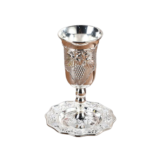 KIDDUSH CUP WITH TRAY