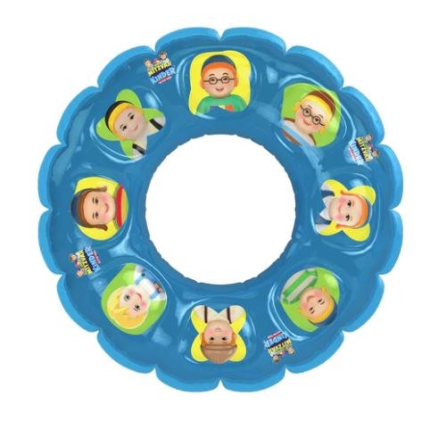 Mitzvah Kinder Swim Ring Inflatable Tube Boys Design 24"