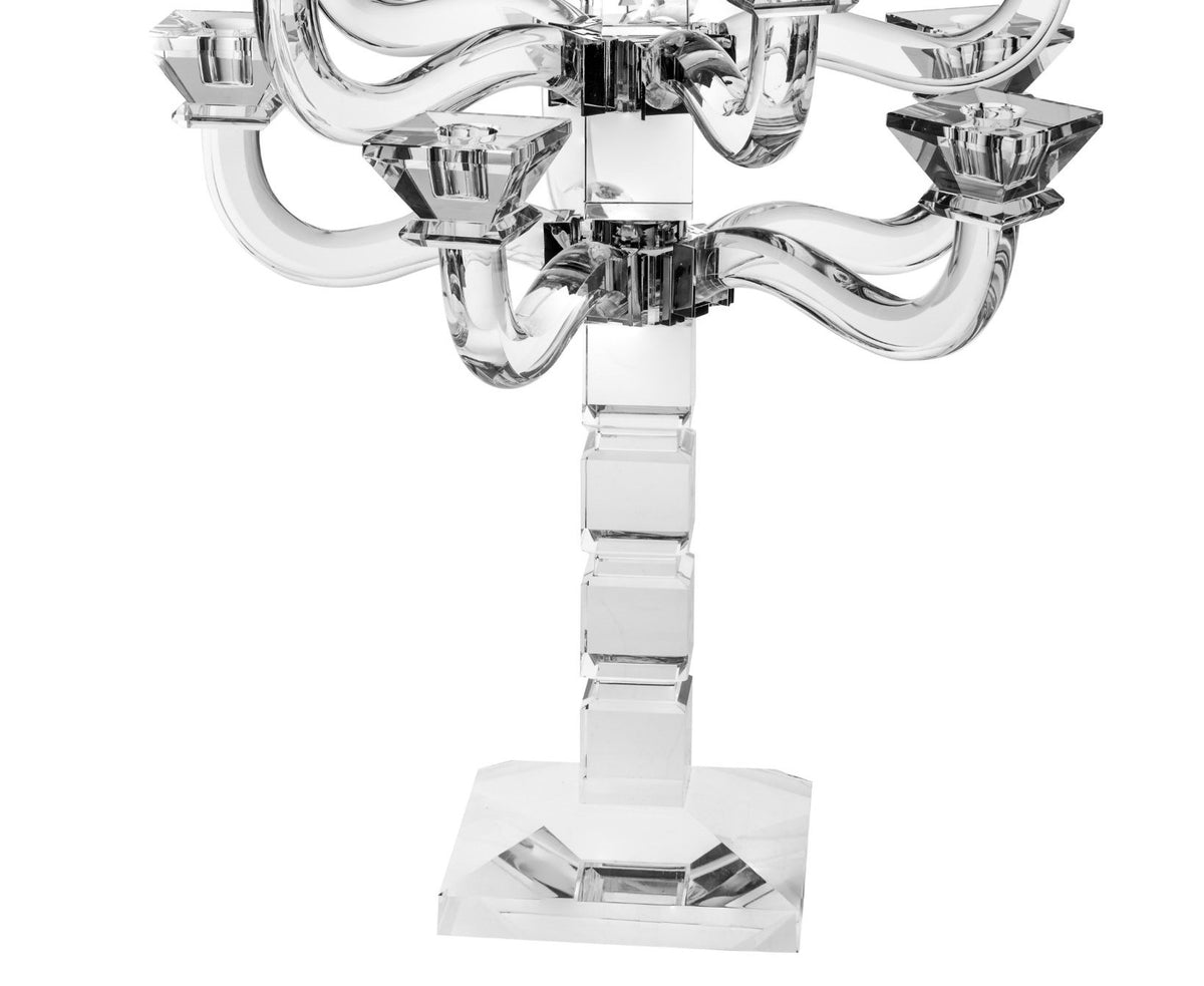 Candelabra Clear with 9 arms
