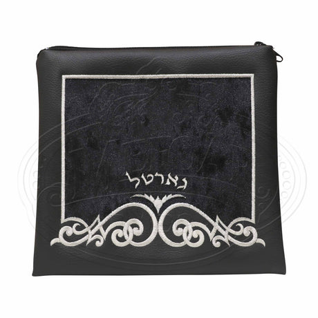 Leather and Velvet Gartal Bag- Style 382