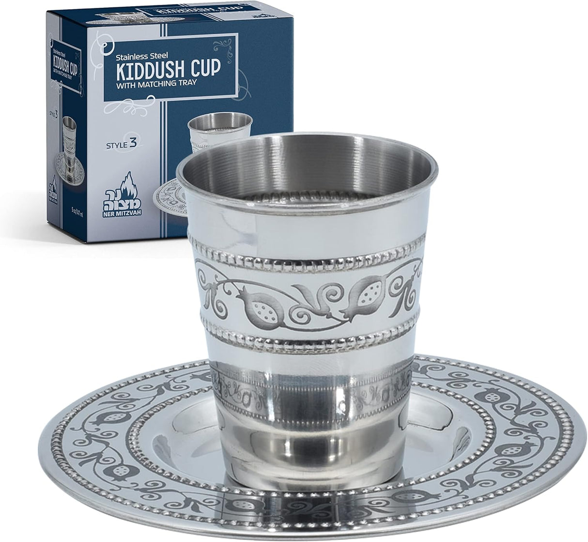 Kiddush Cup and Tray