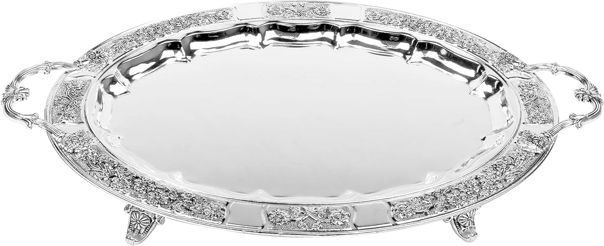 Silver Plated Oval Tray